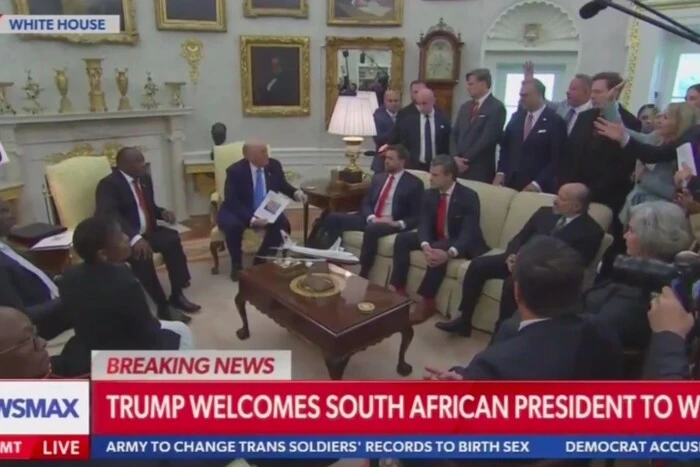 Trump wdał się w kłótnię z dziennikarzem z powodu pytania o drogi samolot podarowany przez Katar (wideo)
